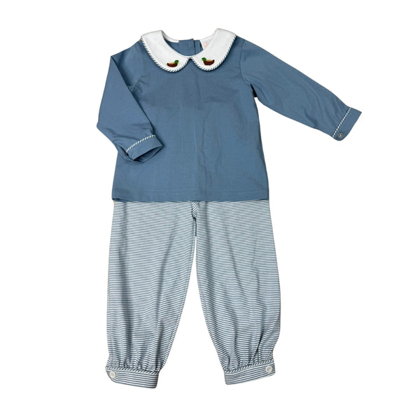 Bitty Mallard French Knot Pant Set