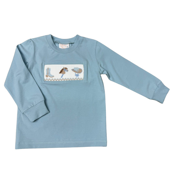 Little Cowboy Smocked L/S Shirt