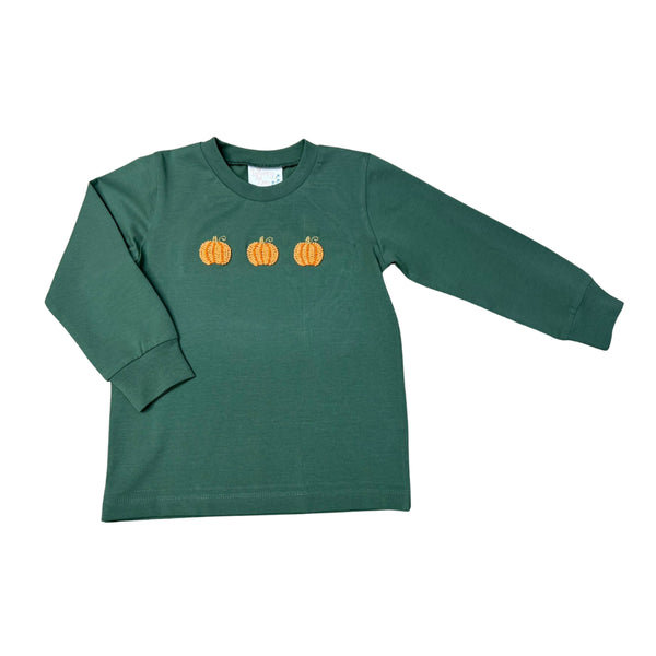French Knot Pumpkin Pleats Shirt