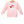 French Terry Pullover- Santa (Light Pink)