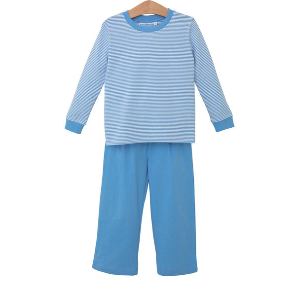 Miller Pant Set- Cornflower Stripe