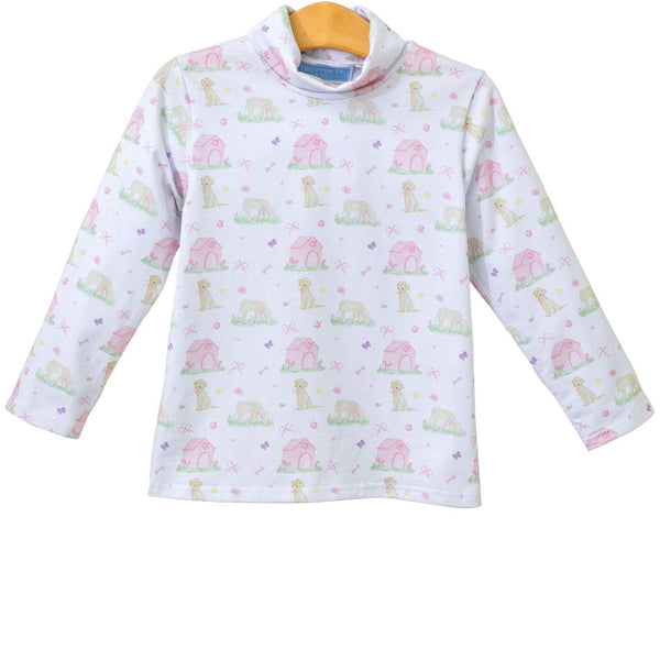 Puppy Pals Turtleneck- Pink