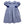 Peter Pan Collar Dress W/ Sash- Royal Mini Check