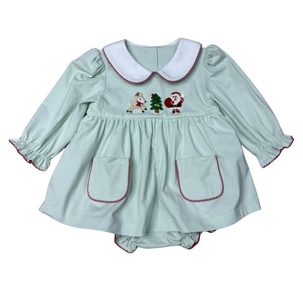 Christmas Crew French Knot Skirted Bubble