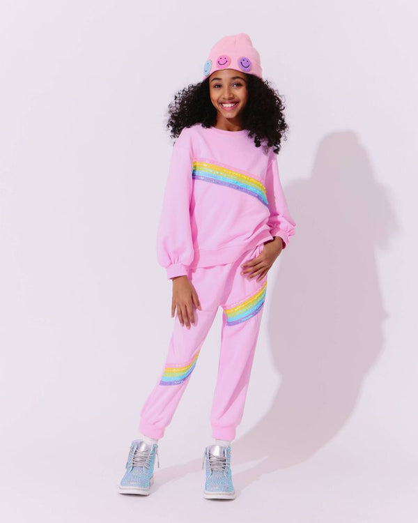 Pink Rainbow Stripe Set