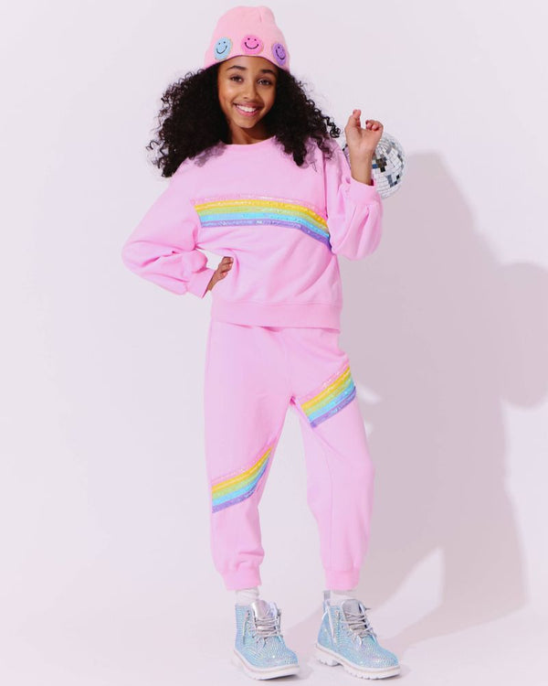 Pink Rainbow Stripe Set