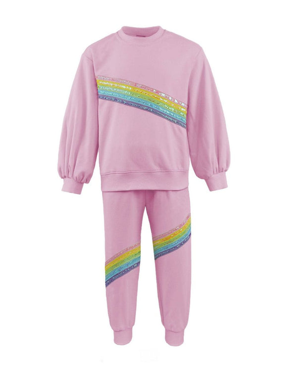 Pink Rainbow Stripe Set