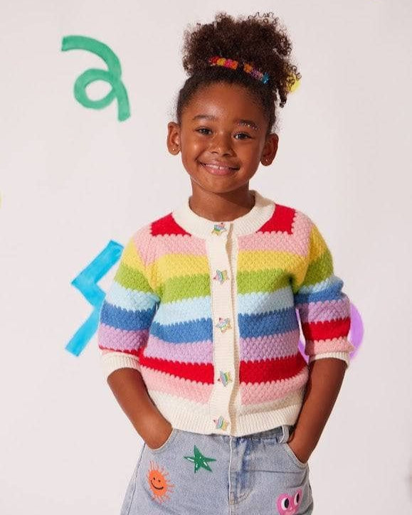 Rainbow Bright Knit Cardigan