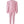Embroidered Heart All Over Set- Pink