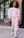Embroidered Heart All Over Set- Pink