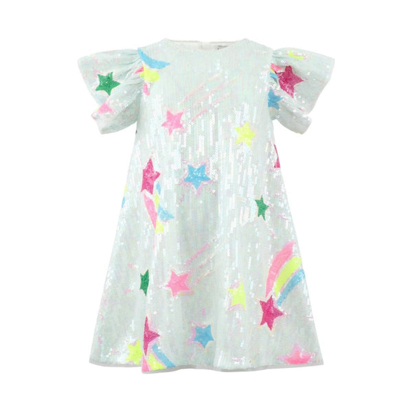 Rainbow Shooting Star Sequin Dress