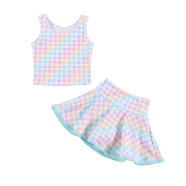 Katherine Set- Rainbow Gingham
