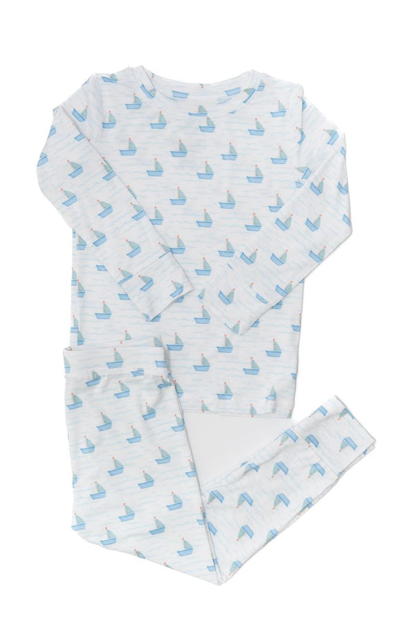Sailboats 2 Piece Pajama Set