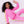 Pink Rainbow Sequin Set