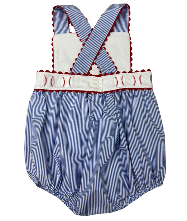 Classic Baseball Ric Rac Sunsuit
