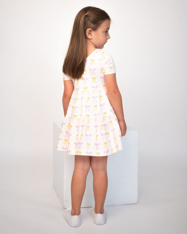 Put A Bow On It Twirl Dress W/ Biker Shorts