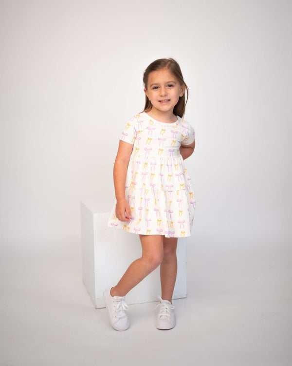 Put A Bow On It Twirl Dress W/ Biker Shorts