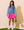 Shimmer Sequin Skirt- Pink