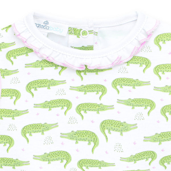 Bayou Baby Print Bubble- Pink
