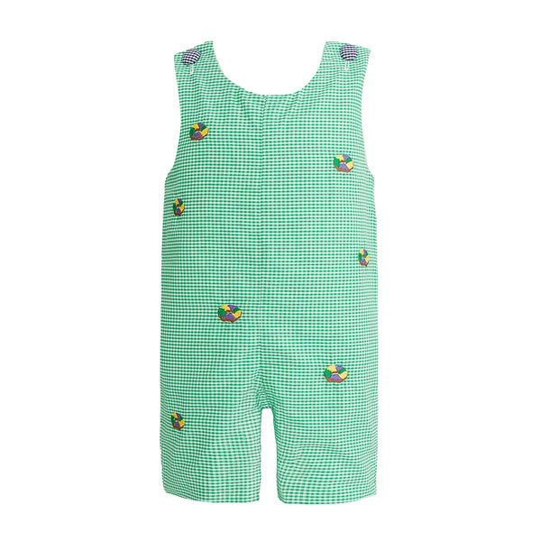 Elliott Embroidered King Cake Gingham Jon Jon