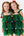 Christmas Starry Tulle Dress- Green