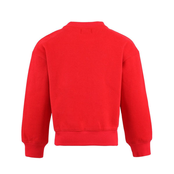 Shimmer Bow Sweatshirt- Red