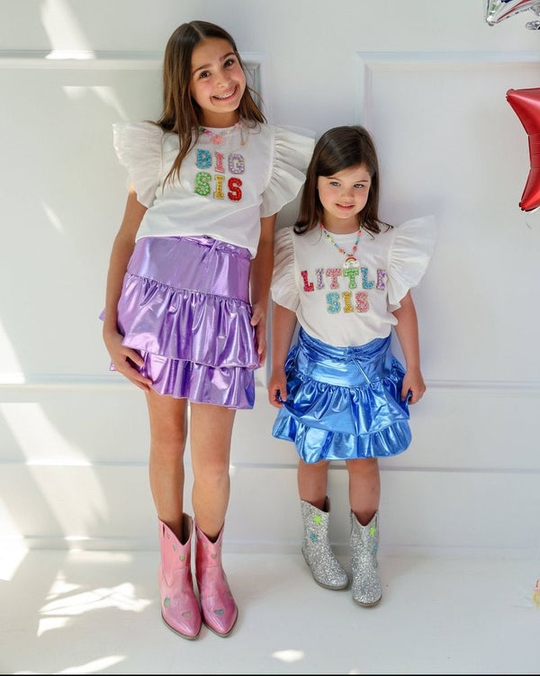Big Sis Gem Ruffle T-Shirt