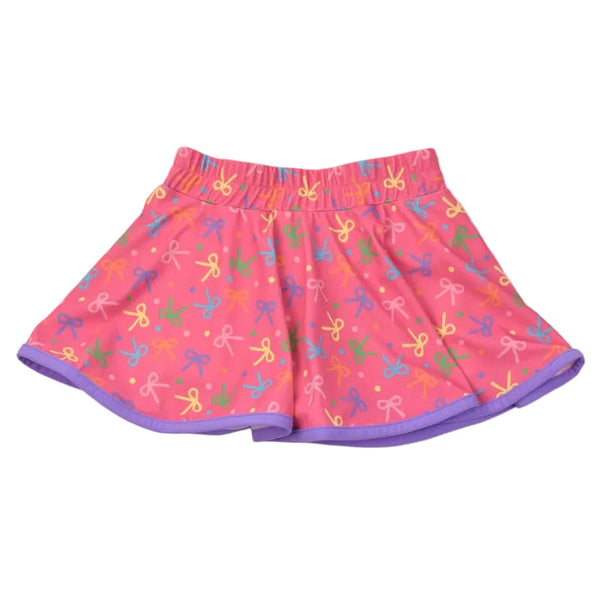 Bows Print Skort