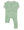 Green Ticking Stripe Sleep Romper
