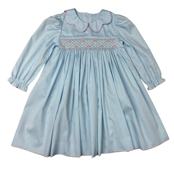 Bitty Bella Bow Smocked Dress