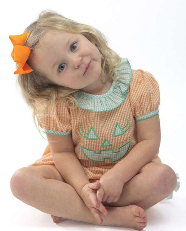 Sweet Jack-O'-Lantern Ruffle Bubble