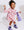 Sweetheart Sweater Dress- Pink