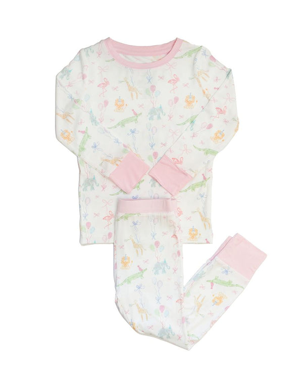 Birthday Zoo Animals 2 Piece Pajama Set