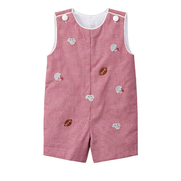 Elliott Jon Jon- All Over Embroidery Crimson Elephants