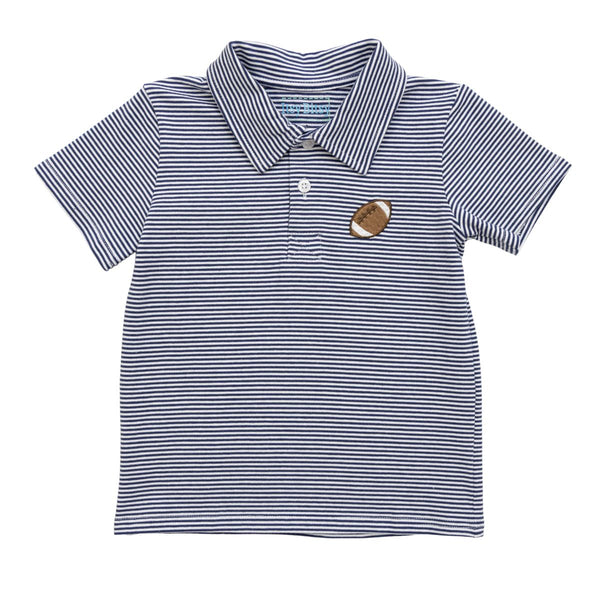 Football Polo- Navy