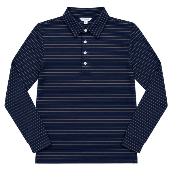 Mariner LS Polo- Wharf Blue