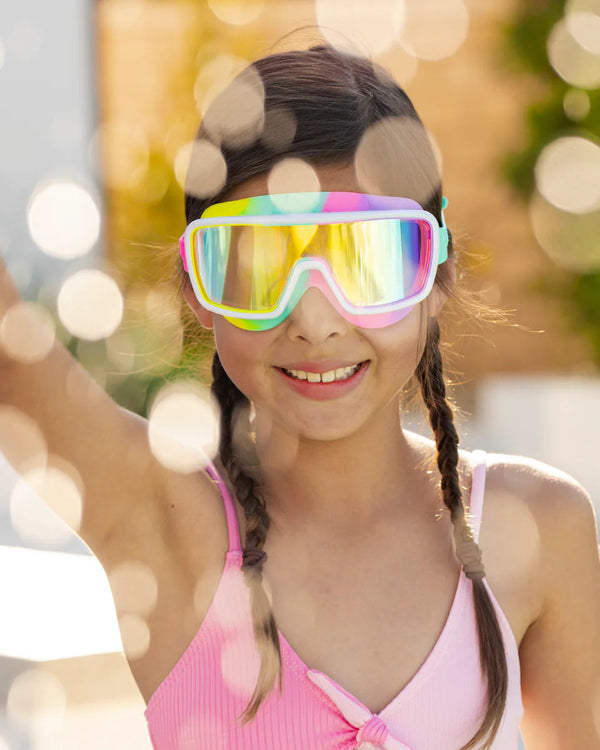 Chromatic Swim Goggles- Pseudo Swirl