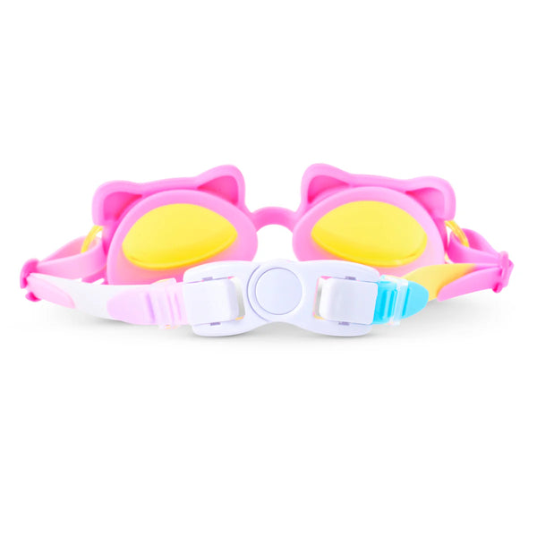 Flexi Feline Cat Swim Goggles- Plush Paw Pink