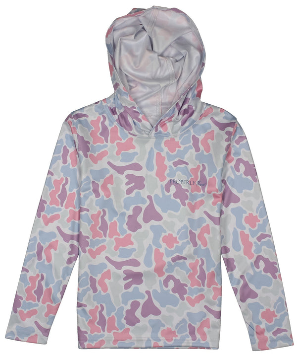 Sportsman Performance Hoodie- Cotton Candy Camo
