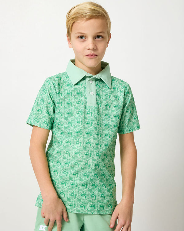 Court & Field Polo- Green