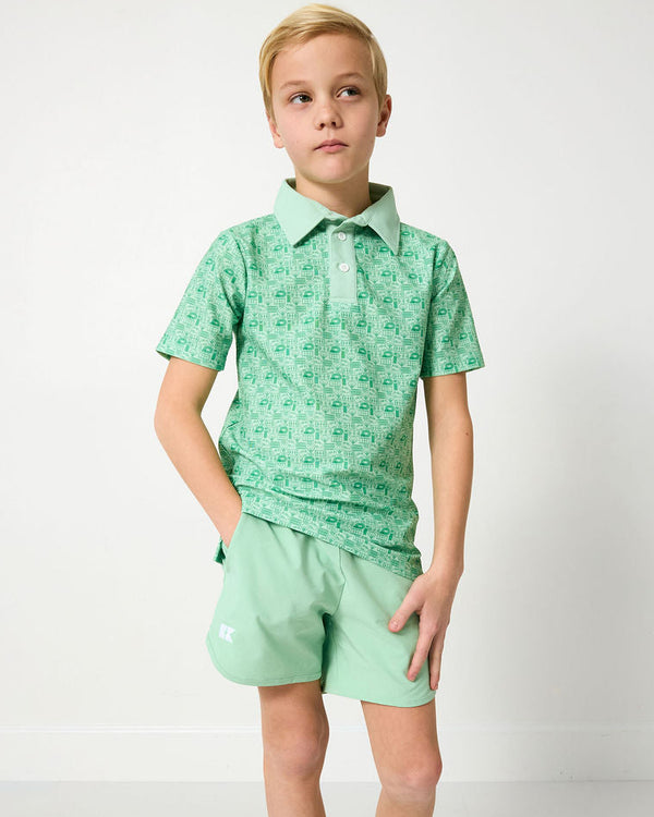 Court & Field Polo- Green