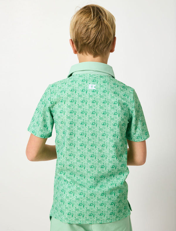 Court & Field Polo- Green