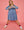 Lisle Dress- Dusty Blue Velour