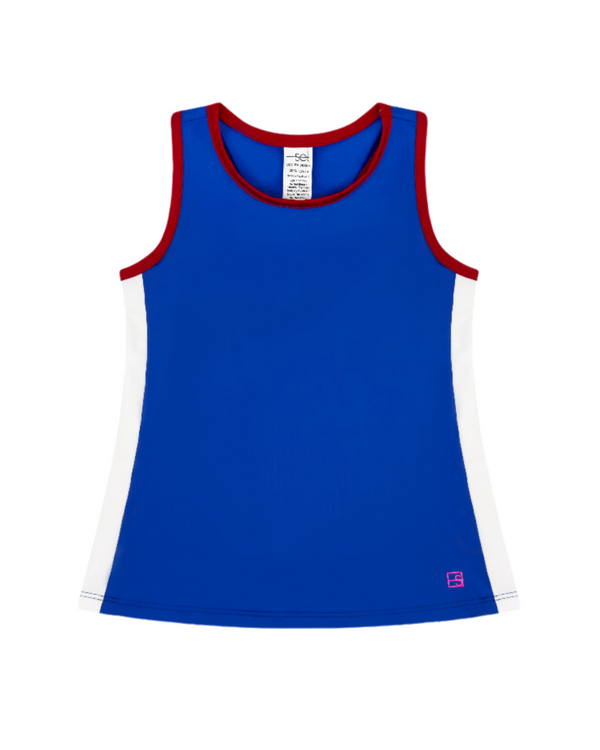 Nicole Tank- Resort Royal, Candy Apple Red