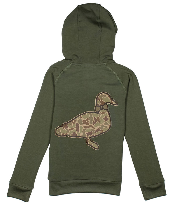 Element Logo Hoodie Vintage Camo- Olive