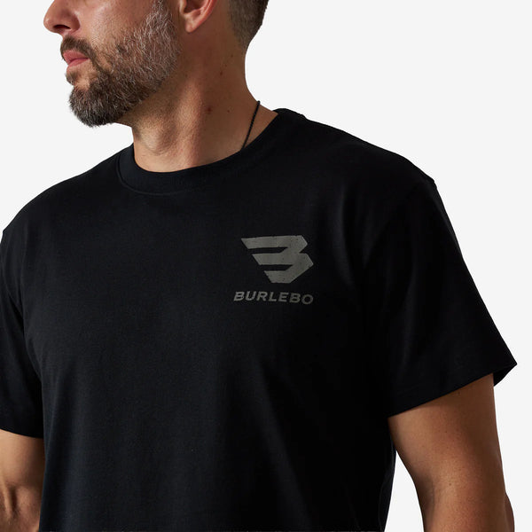 Short Sleeve Tee- Proverbs 27:17- Black- (MEN'S)