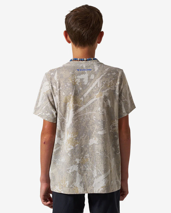 Youth Vintage Washed Tee- PRAY- Drifter Camo