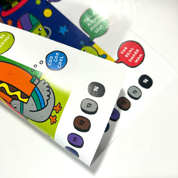 Colortopia: Paint Marker By Number Kit- Epic Adventures (8 PC Set)
