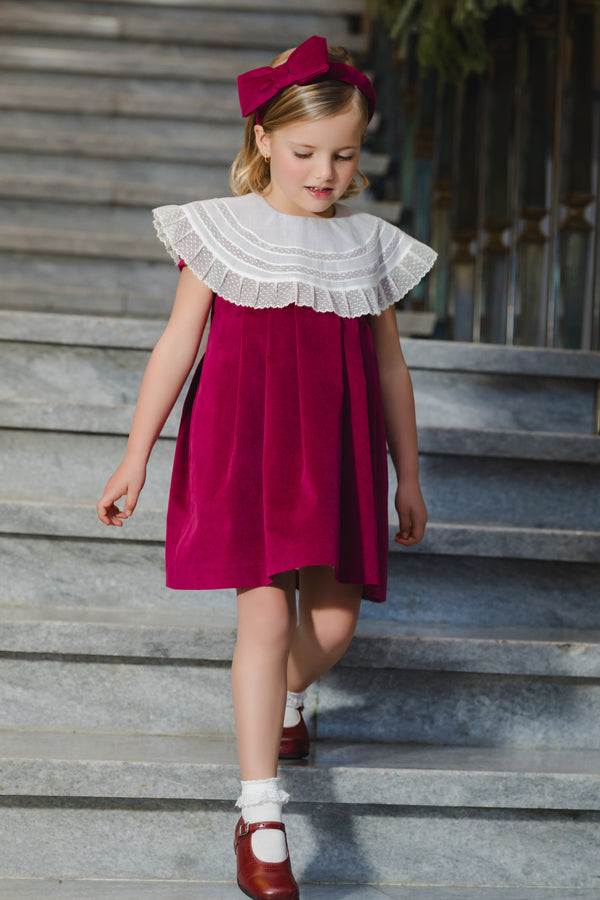 Aubergine Velvet Dress