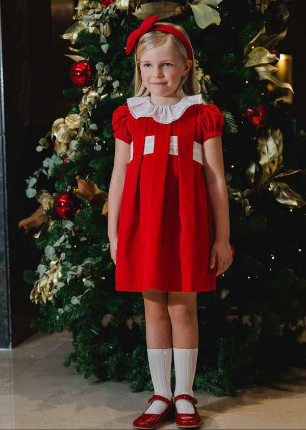 Red Velvet Dress
